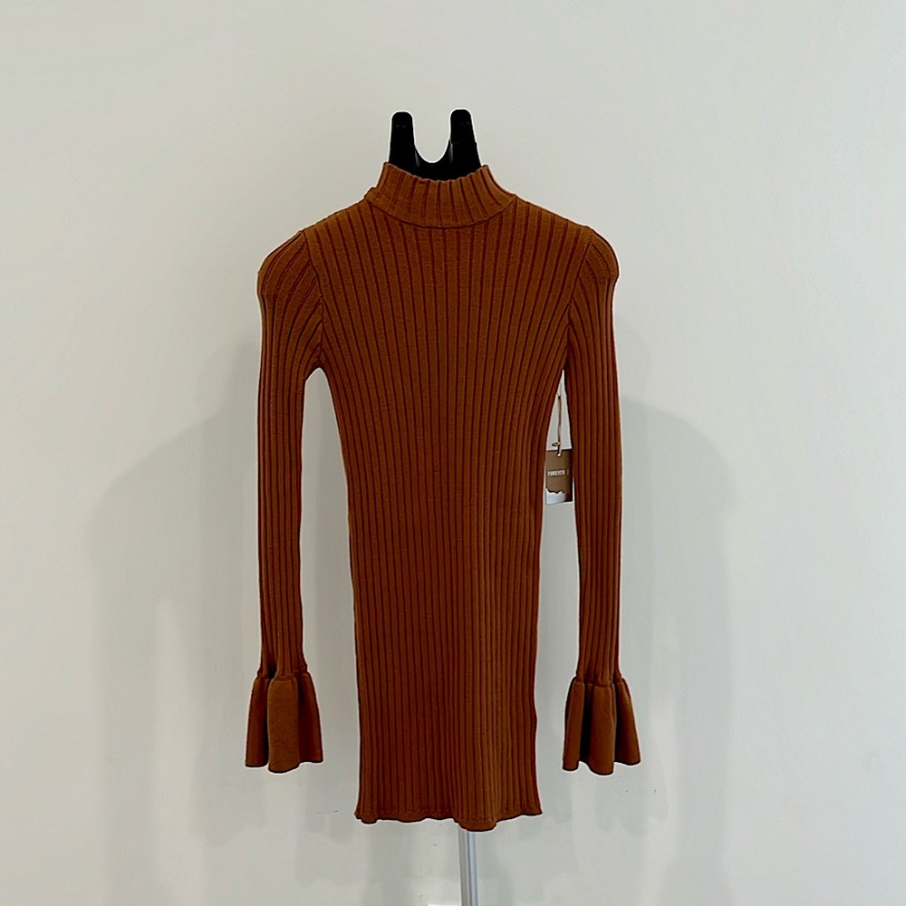 Forever 21 fitted long sleeve Dress